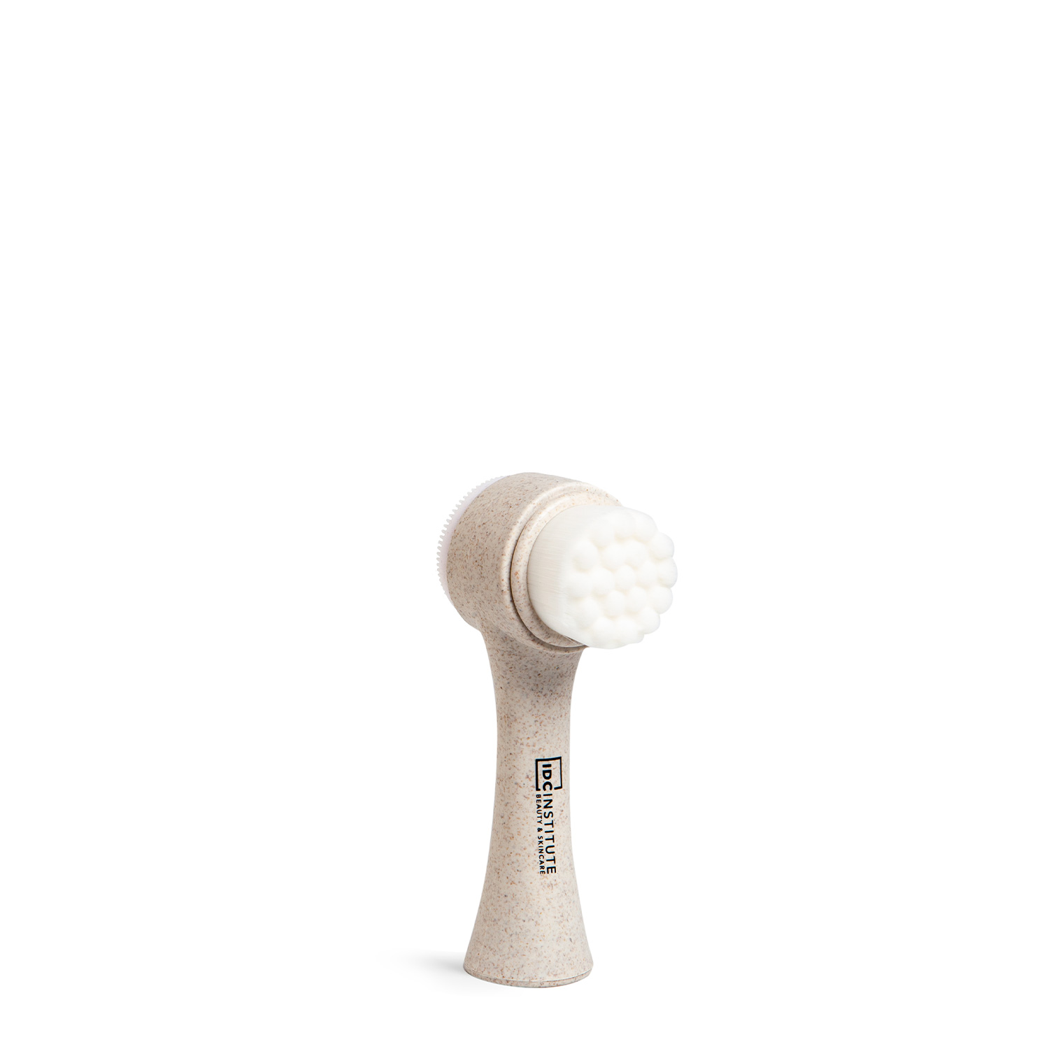 Perie pentru curățarea facială IDC Institute Natural Fiber Facial Brush 2 IN 1
